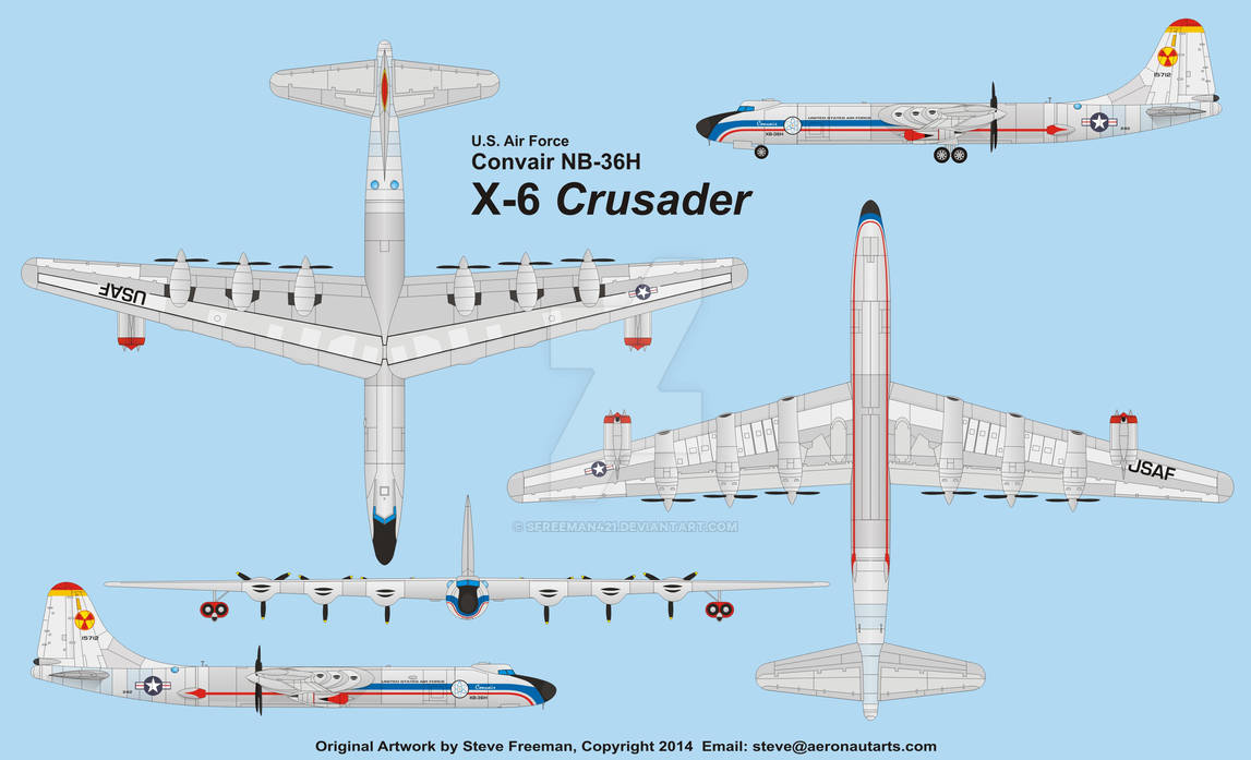 Convair X-6 'Crusader' by sfreeman421 on DeviantArt
