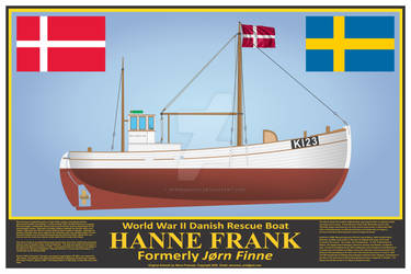 Danish WW II Rescue Boat Hanne Frank Print