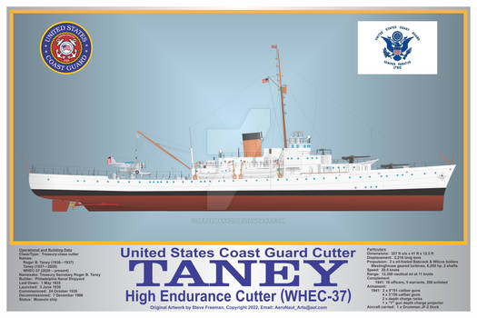 USCGC Taney (WHEC-37) Print