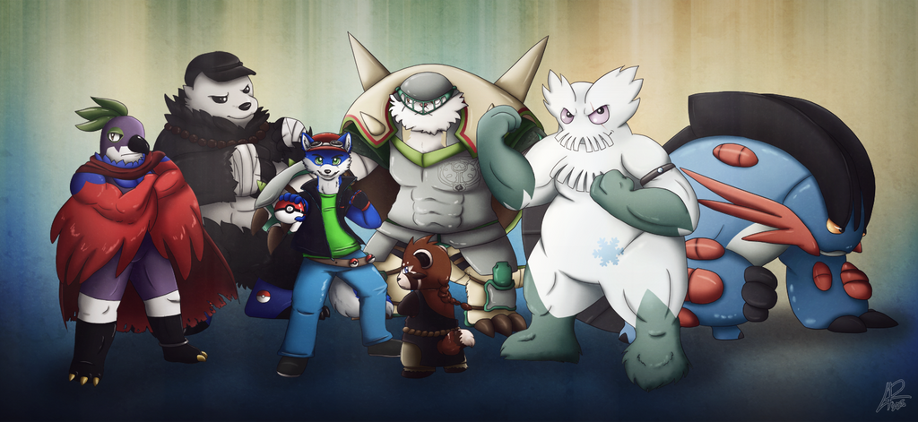 The buffest Pokemon team by Norwlin on DeviantArt