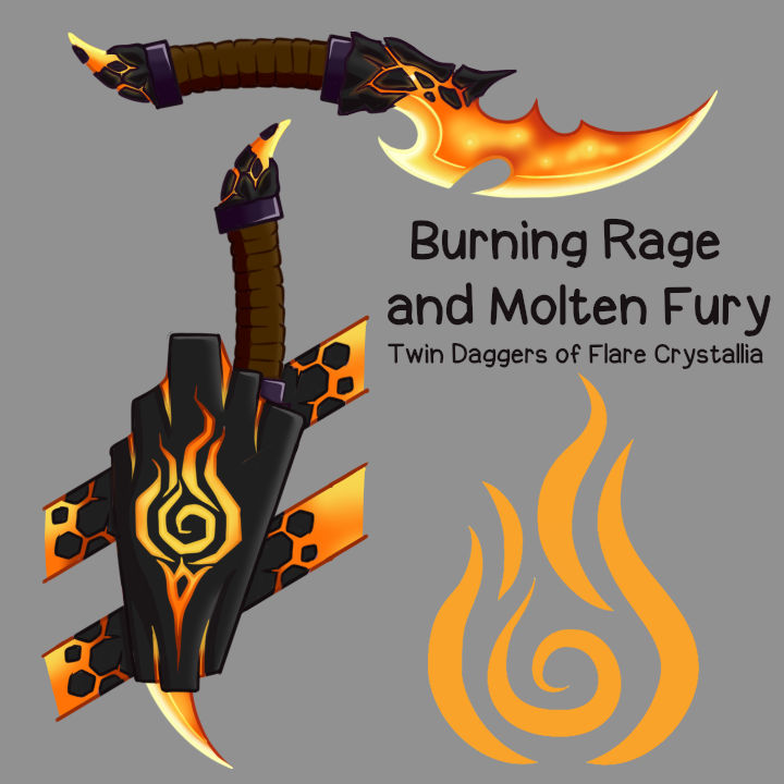 Burning Rage and Molten Fury by CSGameGalaxy on DeviantArt