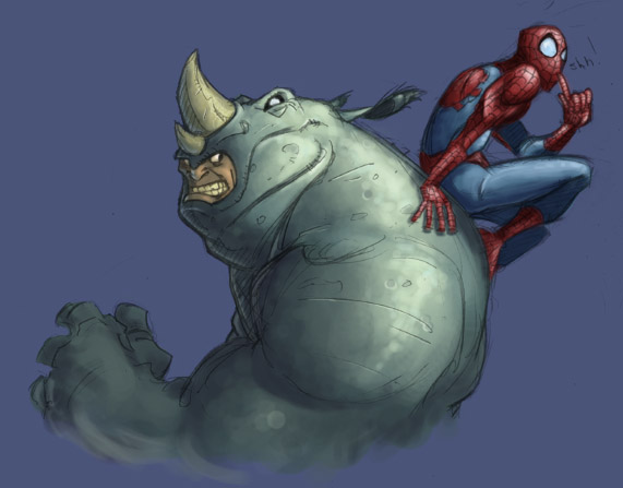 Rhino vs. Spider-man