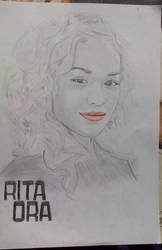 Rita Ora Drawing