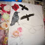 Ravens And Roses in process