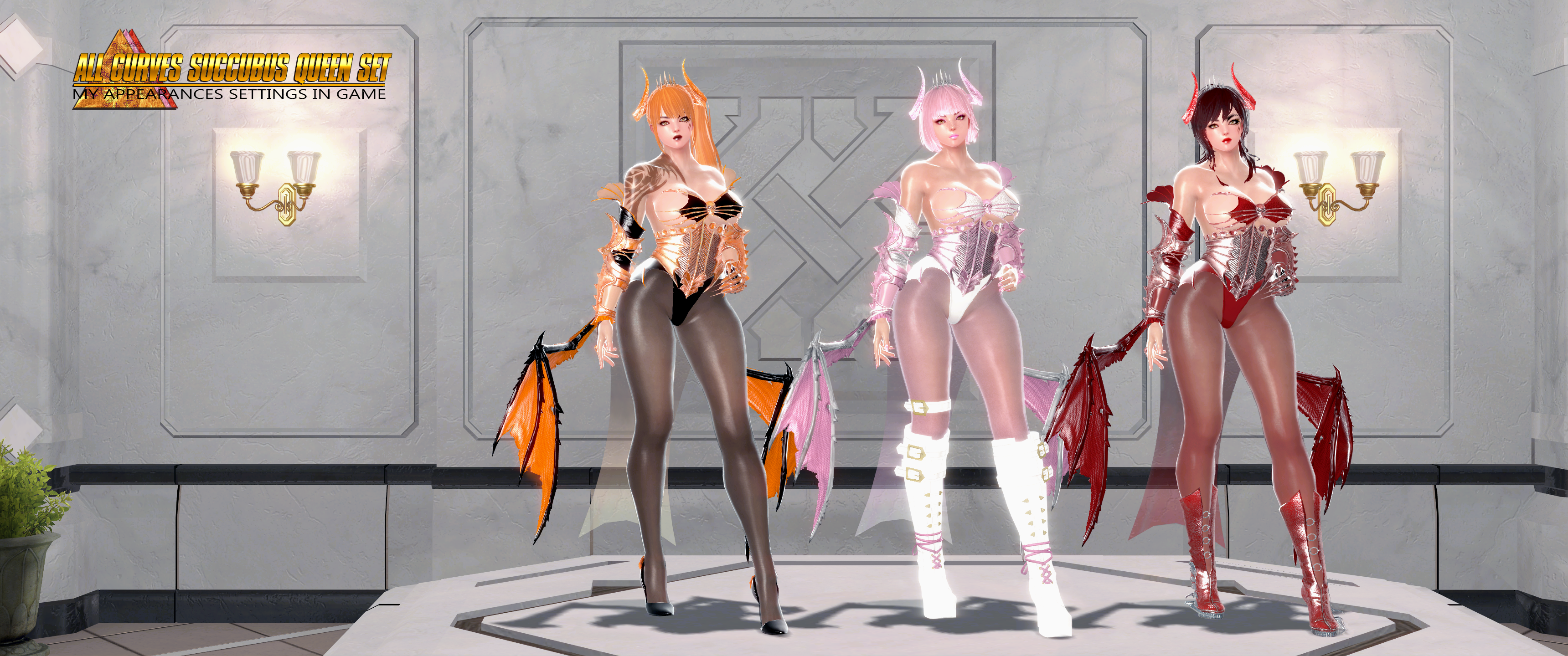 Vindictus Succubus Set 1440x3440 Vindictus - Outfits Fashion - Succubus Queen by Pelandruska on DeviantArt