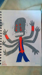Man-Spider drawing