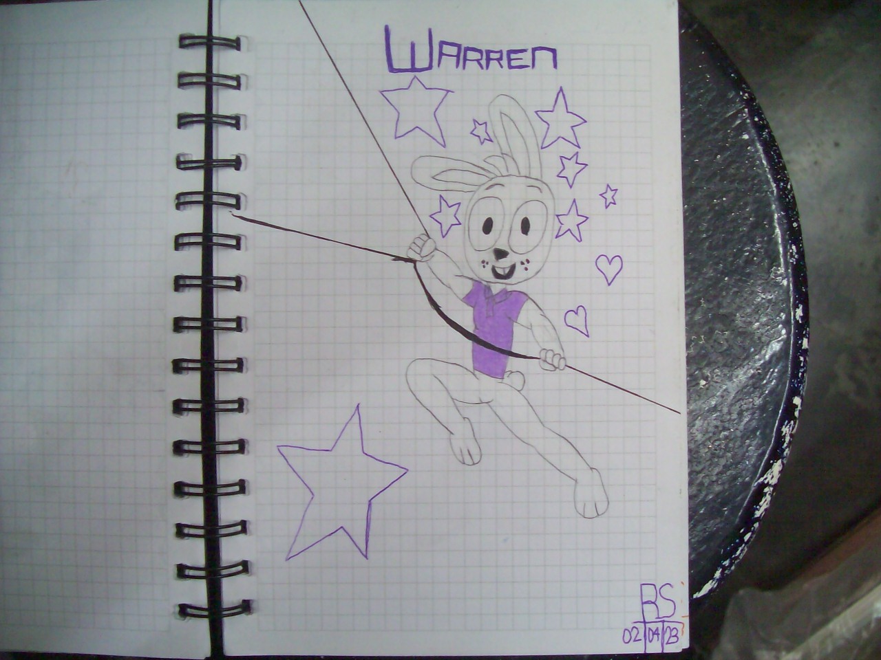Warren Loud the Rabbit drawing (2) by SemISkUIZ on DeviantArt