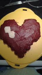8-Bit Heart Cake