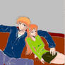 Ichihime on sofa