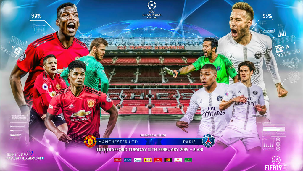 MANCHESTER UNITED - PSG CHAMPIONS LEAGUE 2019 by jafarjeef on DeviantArt