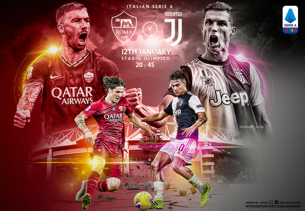 As Roma Vs Juventus By Jafarjeef On Deviantart