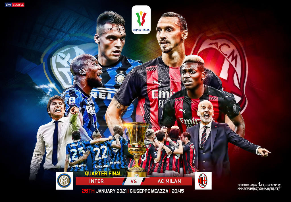 Inter Milan - AC Milan Coppa Italia by jafarjeef on DeviantArt