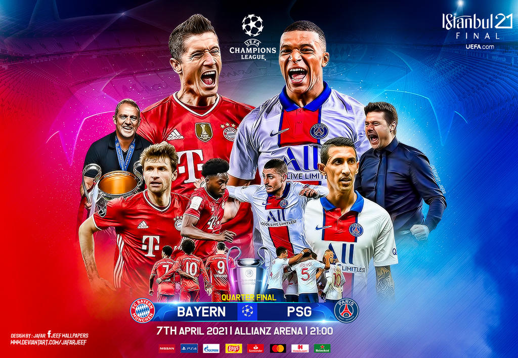 pic Istanbul Champions League Final 2021 Poster bayern psg champions league 2021 by