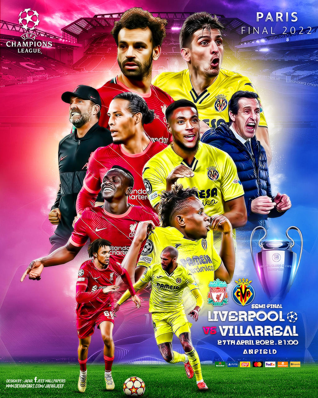 Liverpool X Villareal, Champions League, SemiFinal