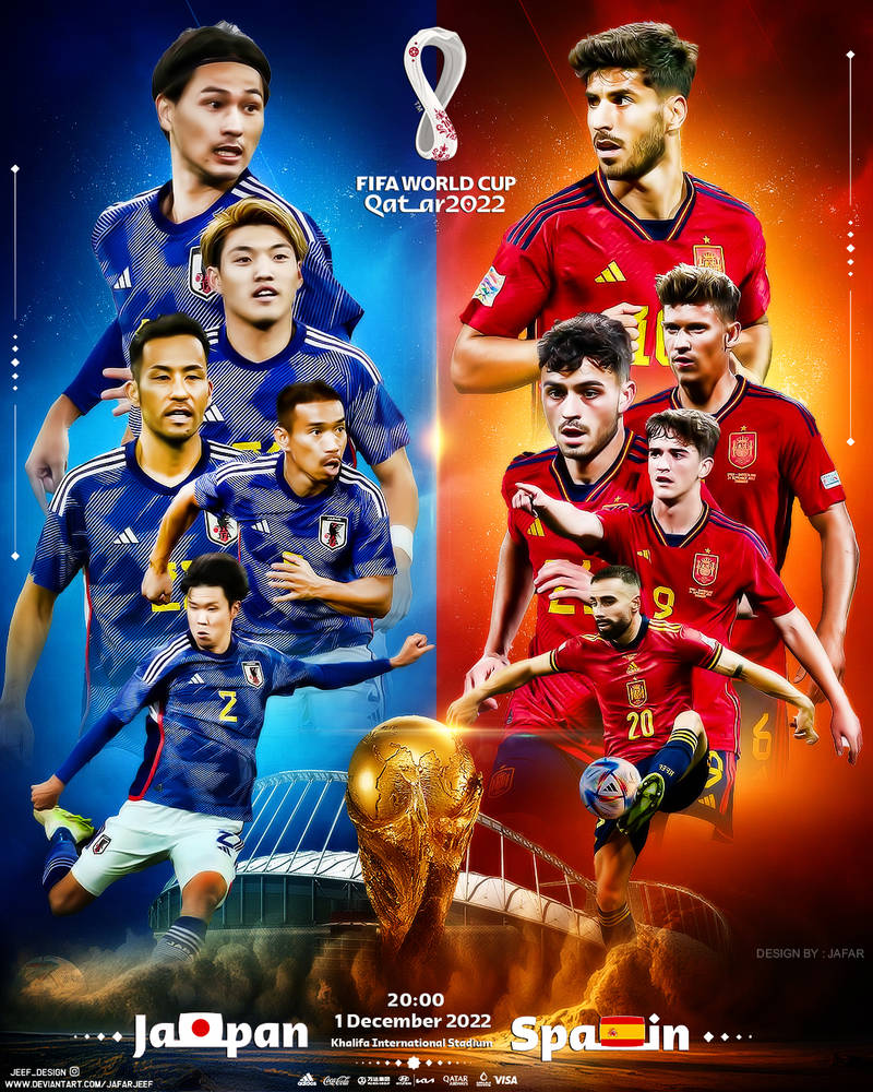 JAPAN - SPAIN WORLD CUP 2022 by jafarjeef on DeviantArt