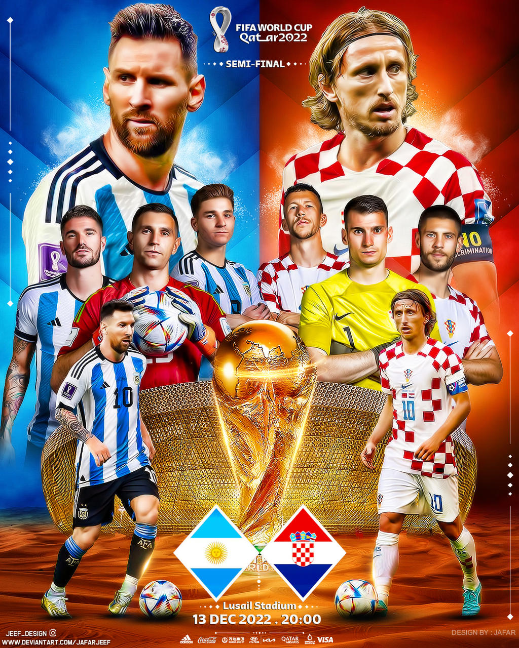 ARGENTINA - CROATIA WORLD CUP 2022 SEMI FINAL