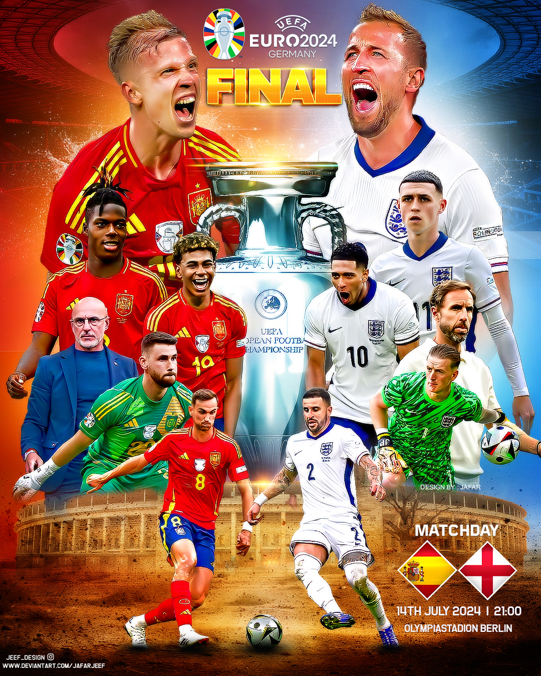 SPAIN - ENGLAND EURO 2024 FINAL