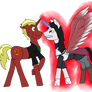 Brony meets DnD - Firebrand and Jeminia - COLORED