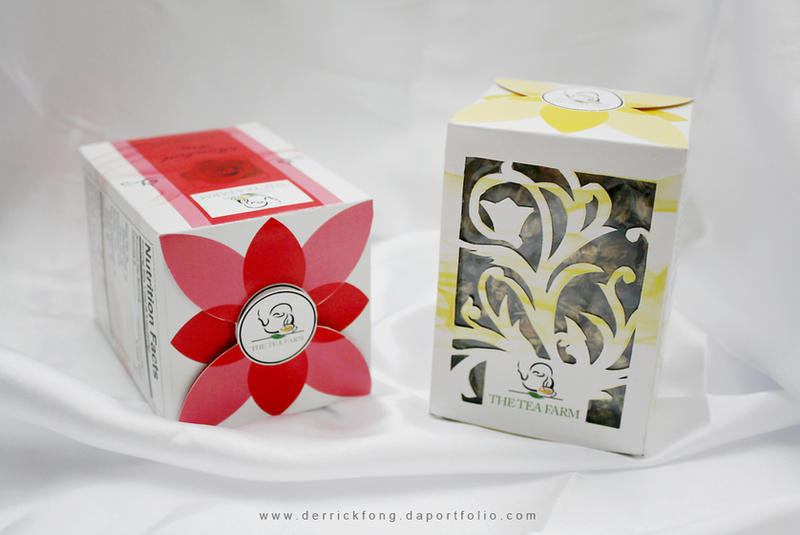 flower tea packaging design 2