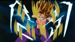 SSJ2 Caulifla 90's style (A tribute to Akira Toriy