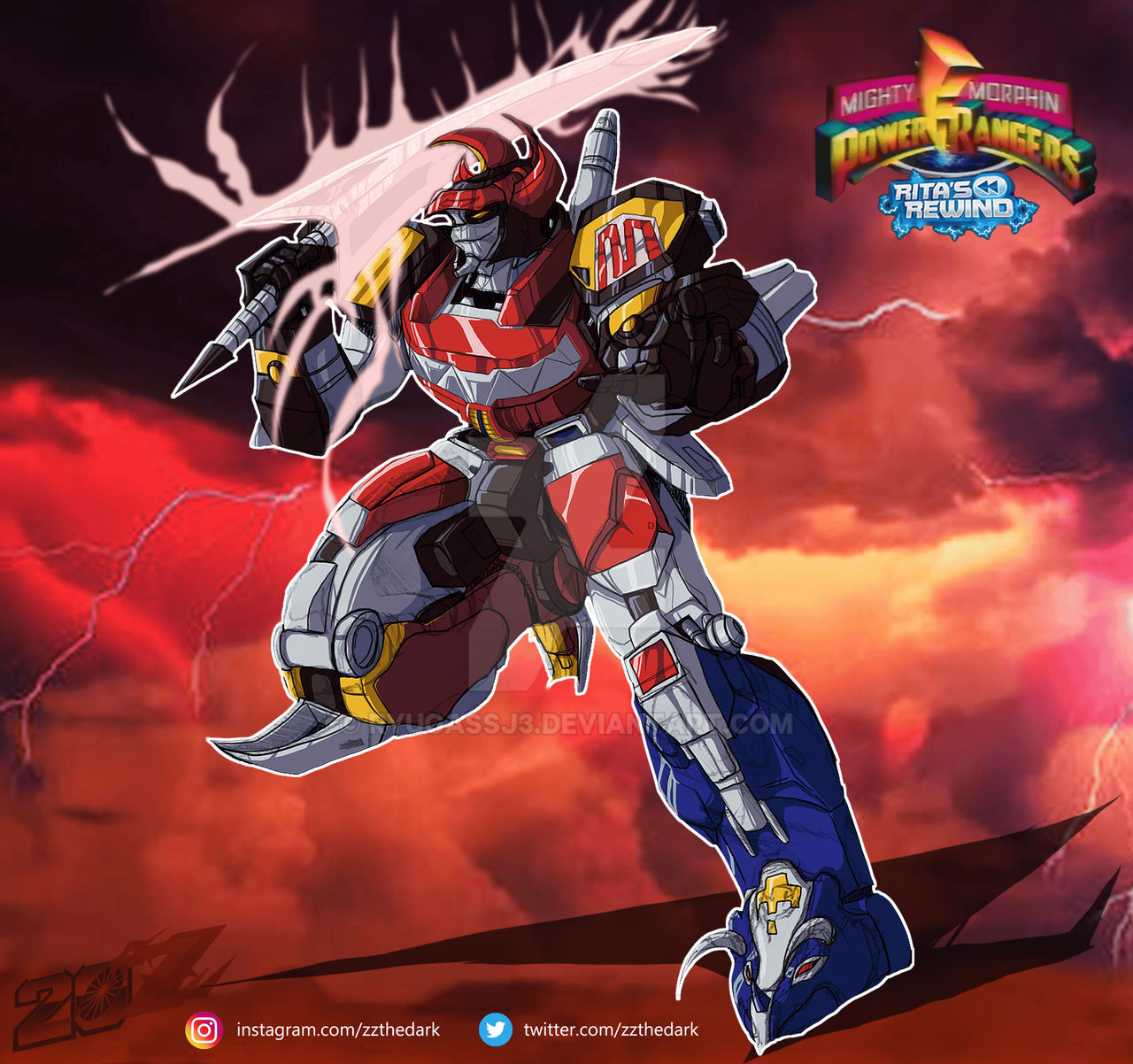 MMPR Rita's Rewind - Megazord finisher by RyugaSSJ3 on DeviantArt