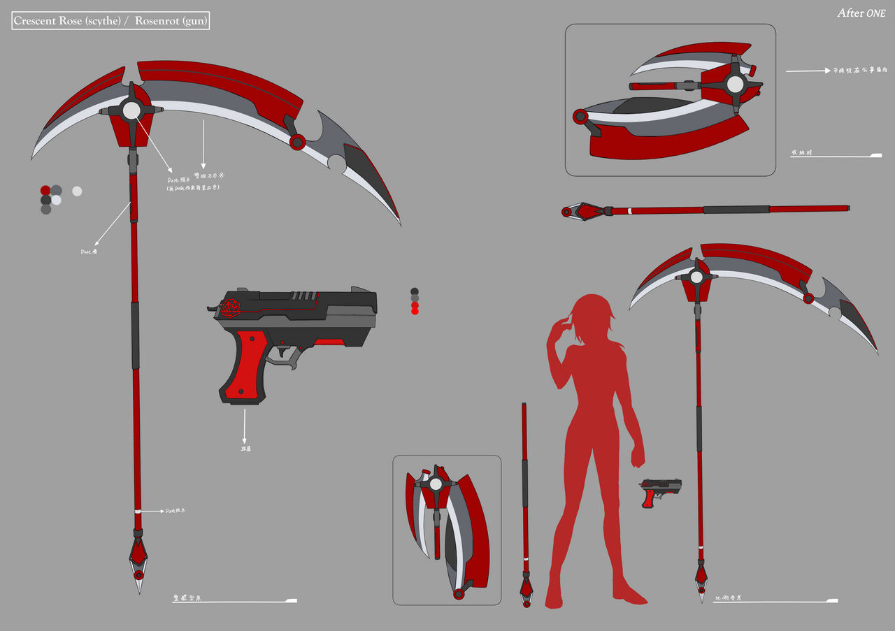 After ONE: Ruby weapon design by jindianjun000 on DeviantArt
