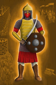 medieval Indian soldier