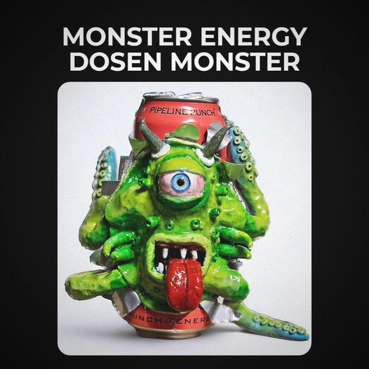 Monster Can Exploding Monster Energy - Can Monster by oONozzArtOo on DeviantArt