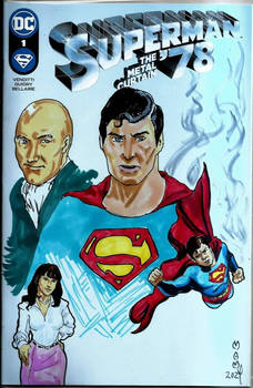 Superman 78 sketch cover art