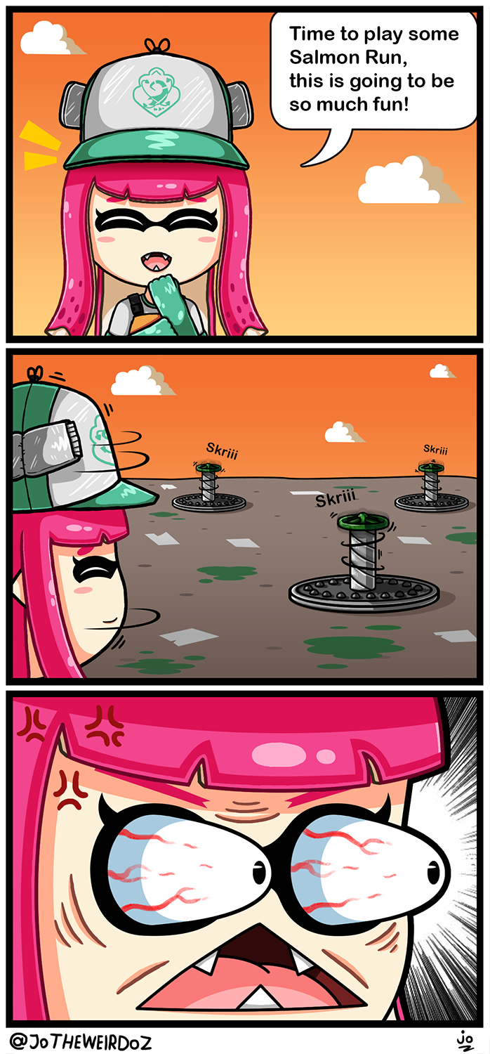 Splatoon 2 Salmon Run Comic by JoTheWeirdo on DeviantArt