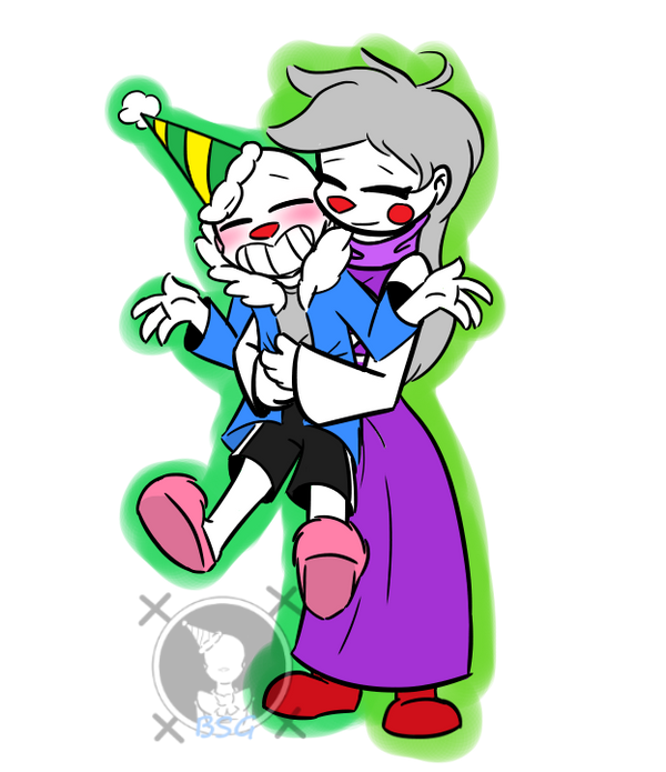 .:Blustreaktale:. Ennard and Minda (Gift)