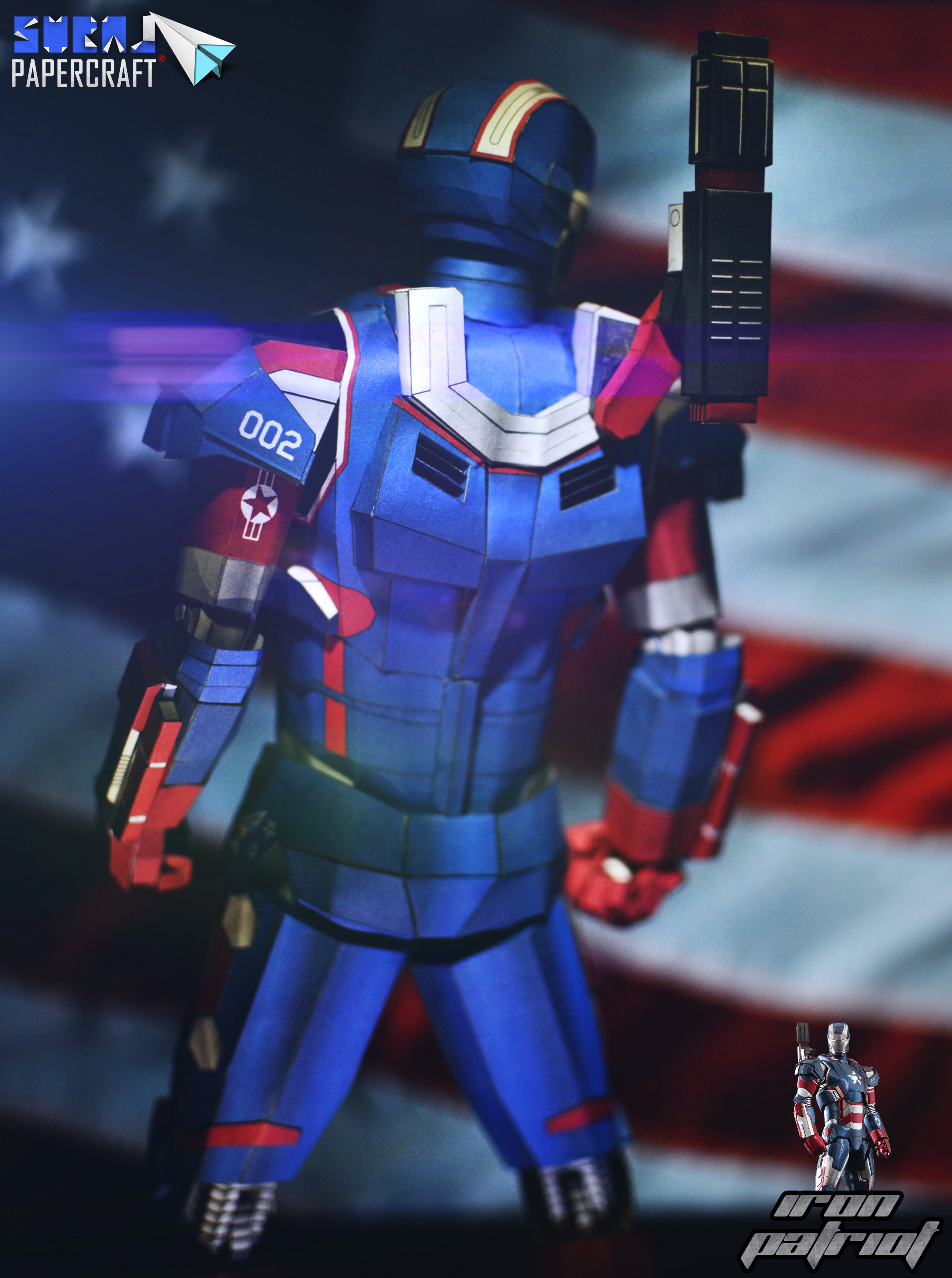 Iron Patriot Papercraft