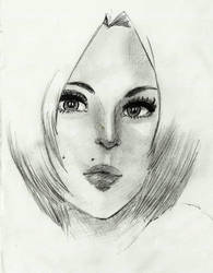 female face sketch 2