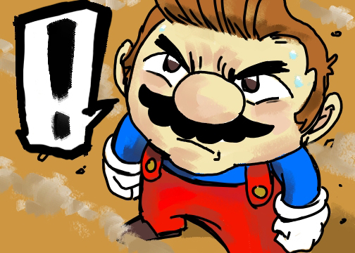 Determined Mario