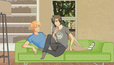 Will Solace and Nico di Angelo at Home