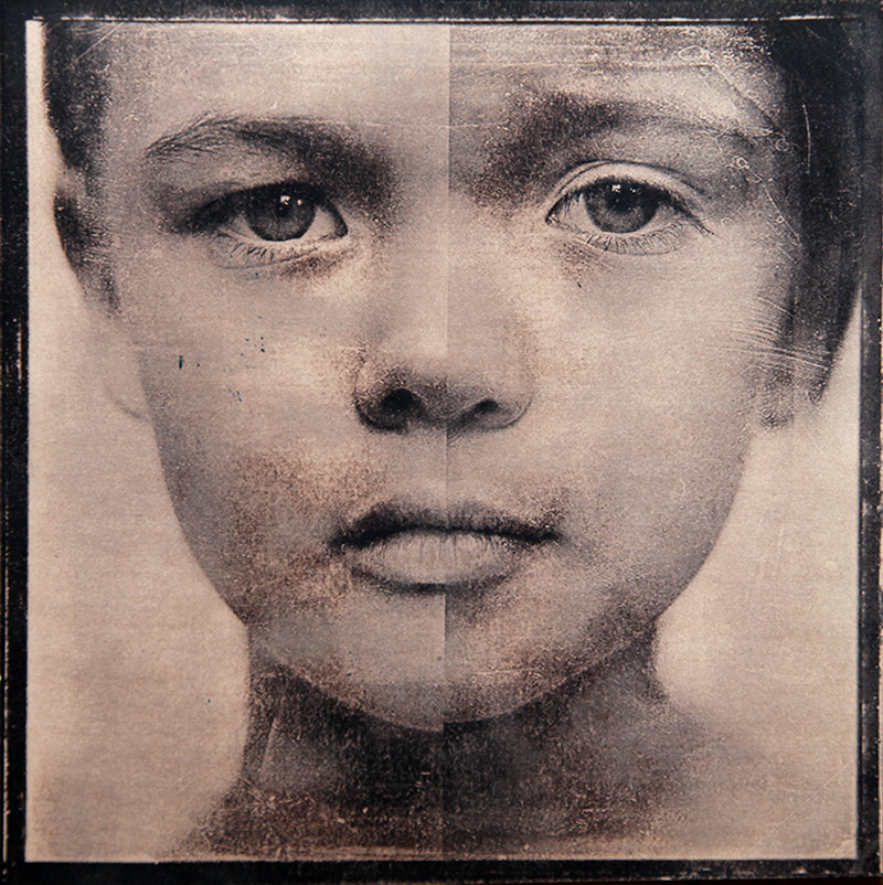 Two Sisters cyanotype diptych by rawimage