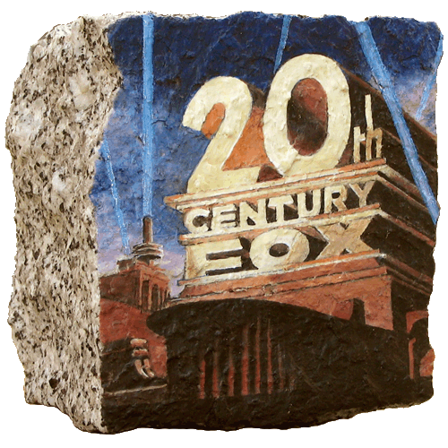 20th Century Fox (Rock Art Painting) by TCDLonDeviantArt on DeviantArt