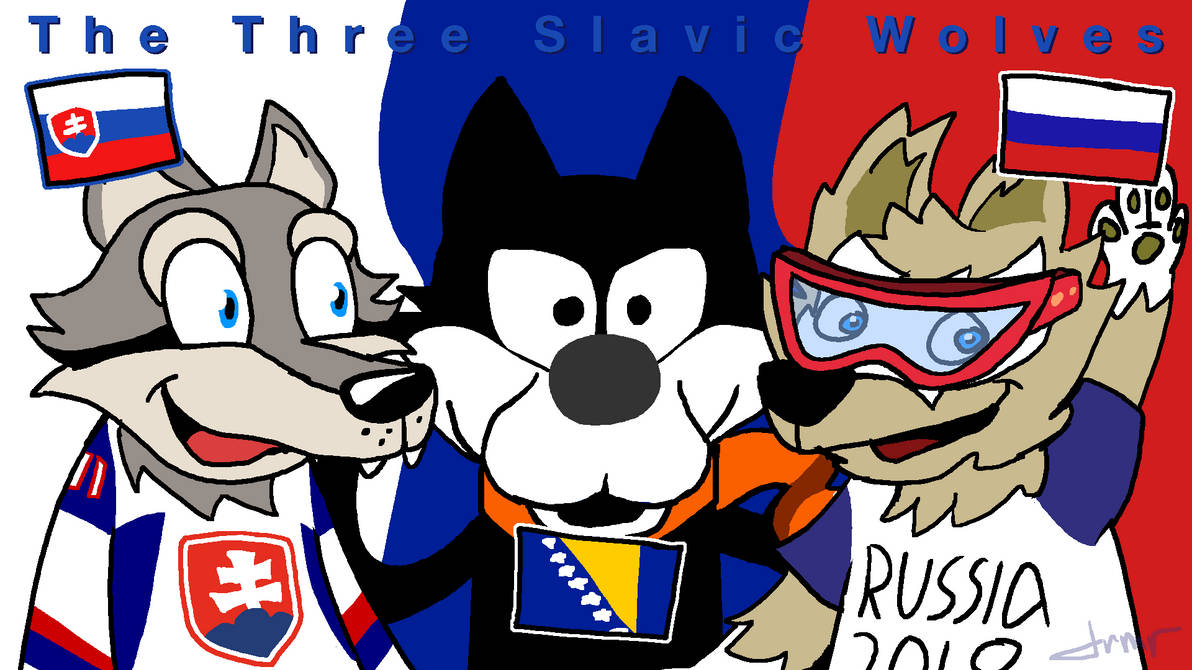 three slavic wolves by ProAr on DeviantArt