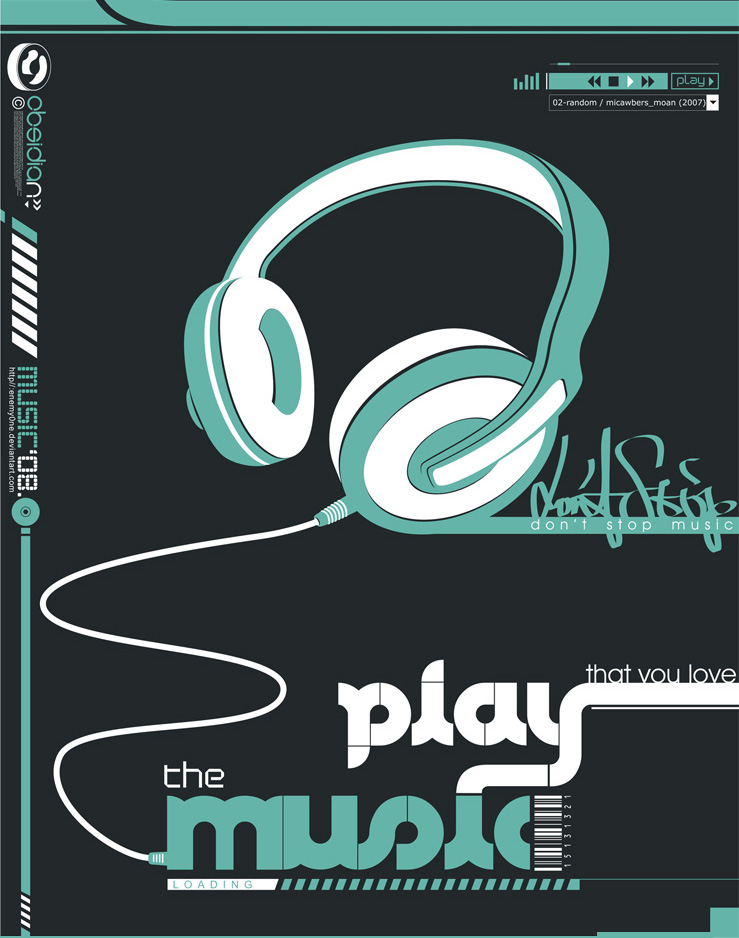 play the music