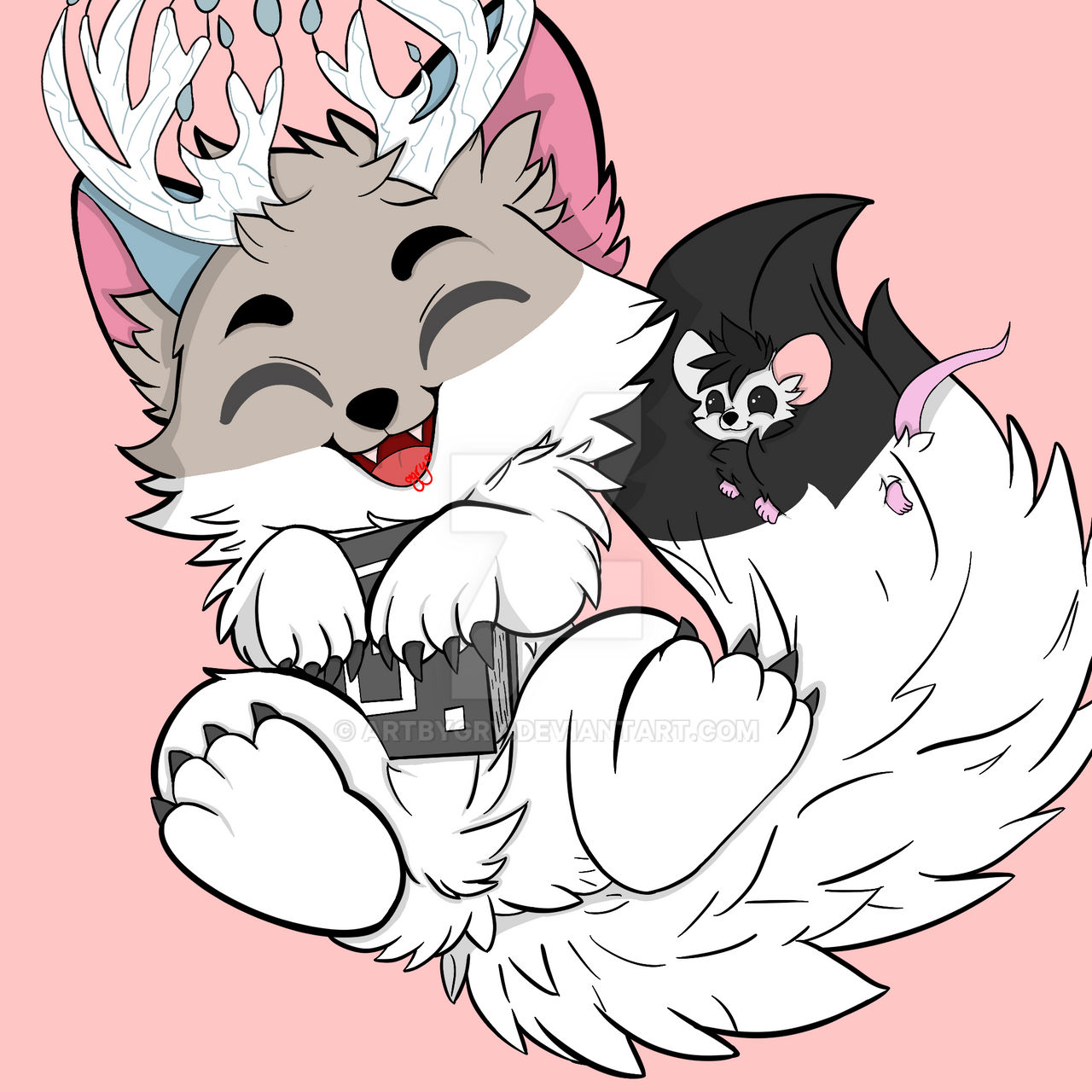 Fox Rabbit Fursona Cutesy Fox Fursona by ArtByGRY on DeviantArt