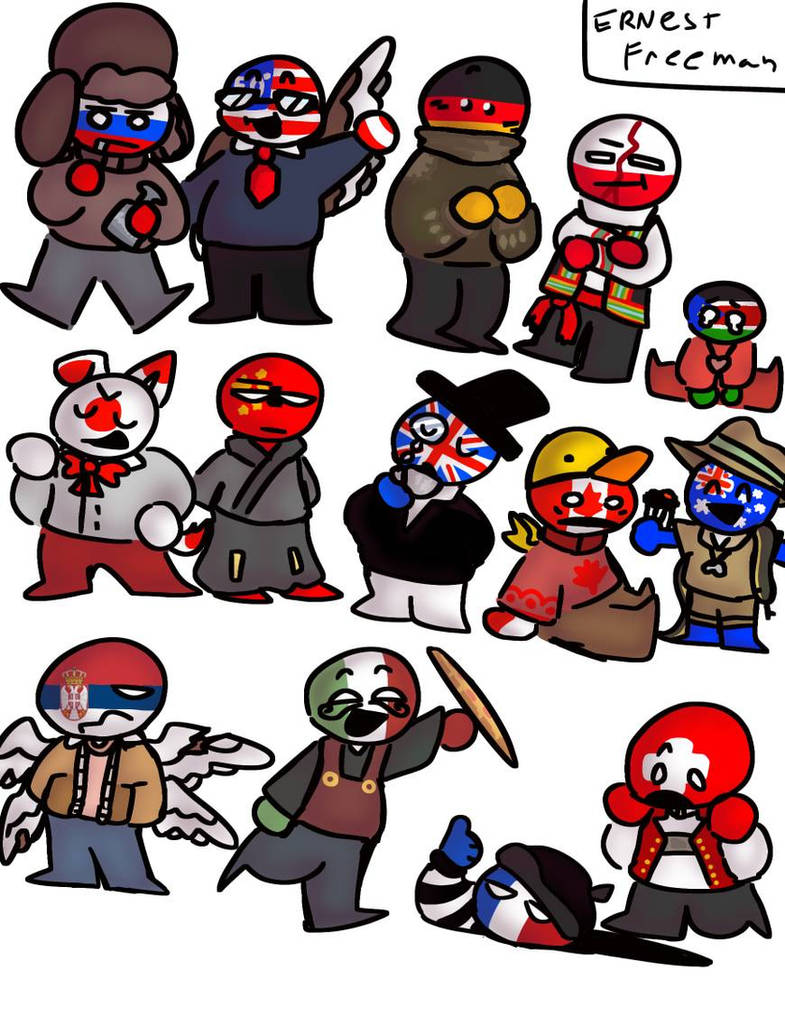 Country Humans R64 Countryhumans by ErnestFreeman on DeviantArt