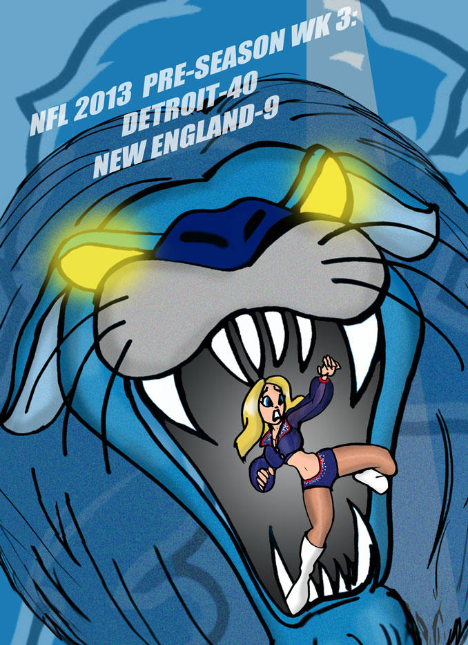 NFL 2013 Preseason Week 3: Lions vs. Patriots! by Rerwin on DeviantArt