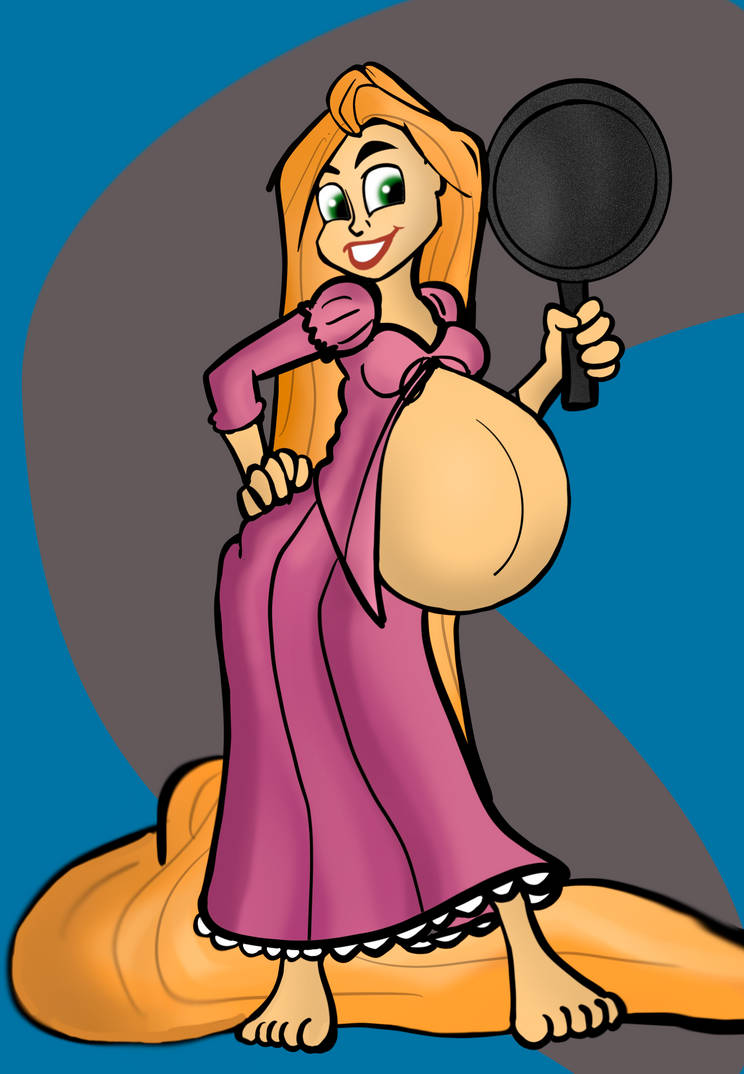 Rapunzel Inflation Family Way Friday-Rapunzel by Rerwin on DeviantArt