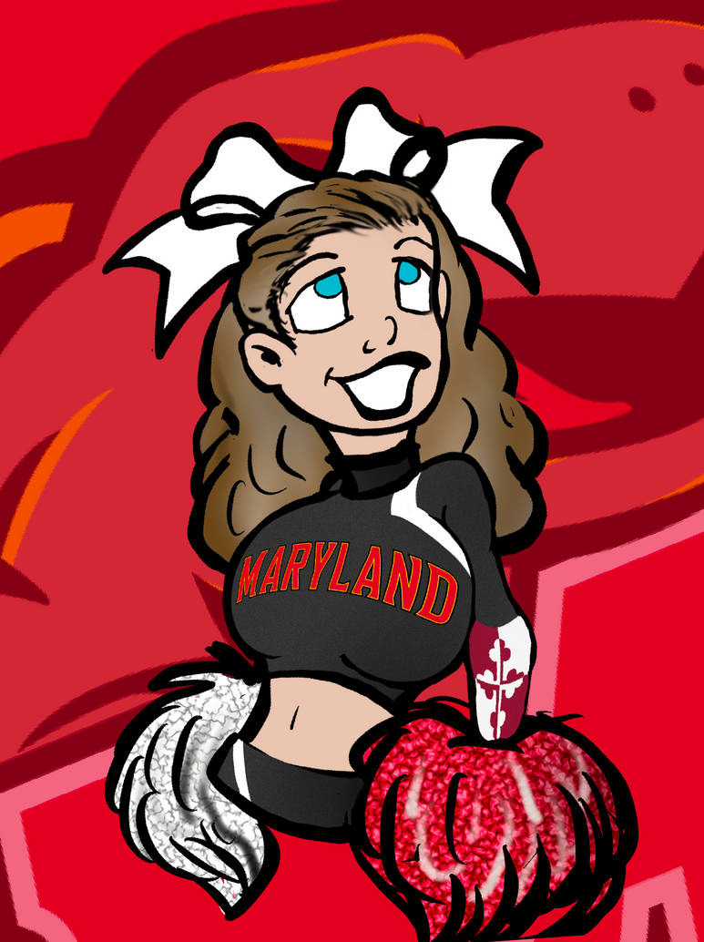 CHEERLEADERS OF THE BIG 10-MARYLAND by Rerwin on DeviantArt
