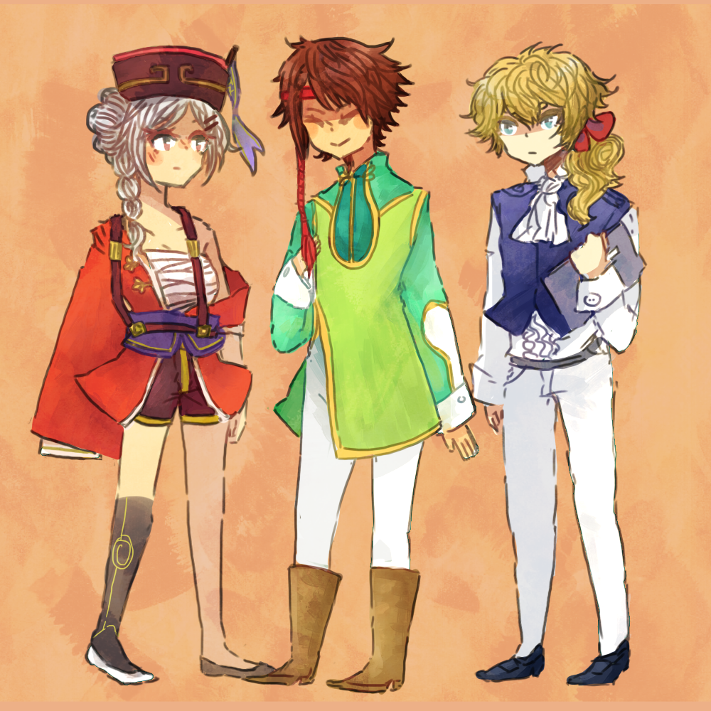 cm: axis, hachi, and charles!