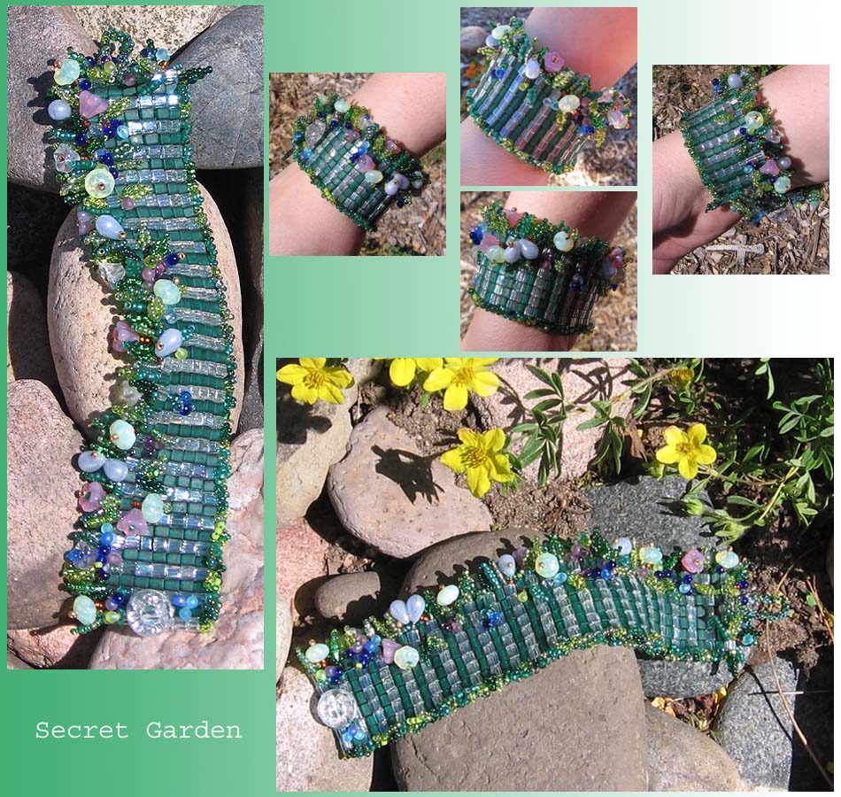 Beadwork feature - Spring in my garden by Cayca on DeviantArt
