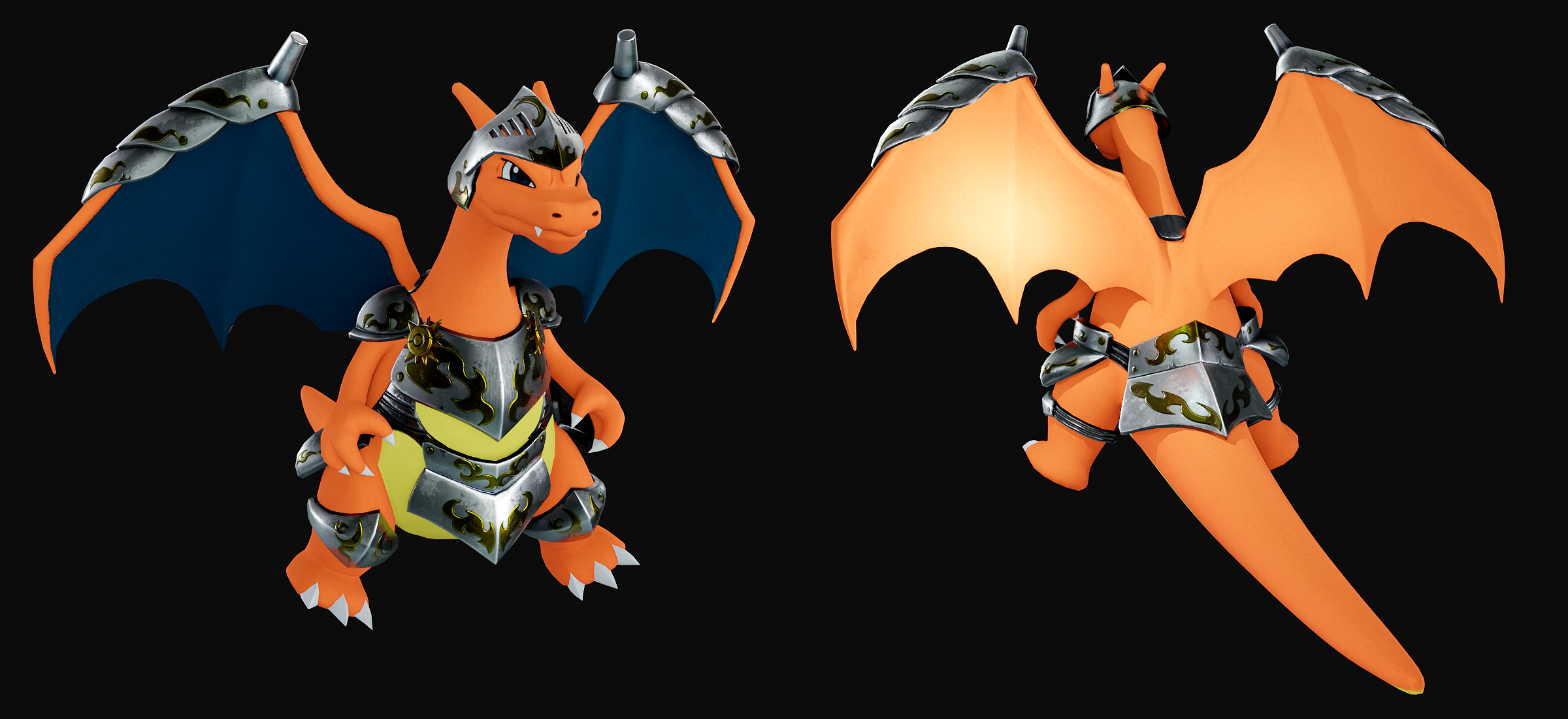 Koraidon 3D Model (FBX) - Pokemon Scarlet Violet by WingedZard64 on  DeviantArt