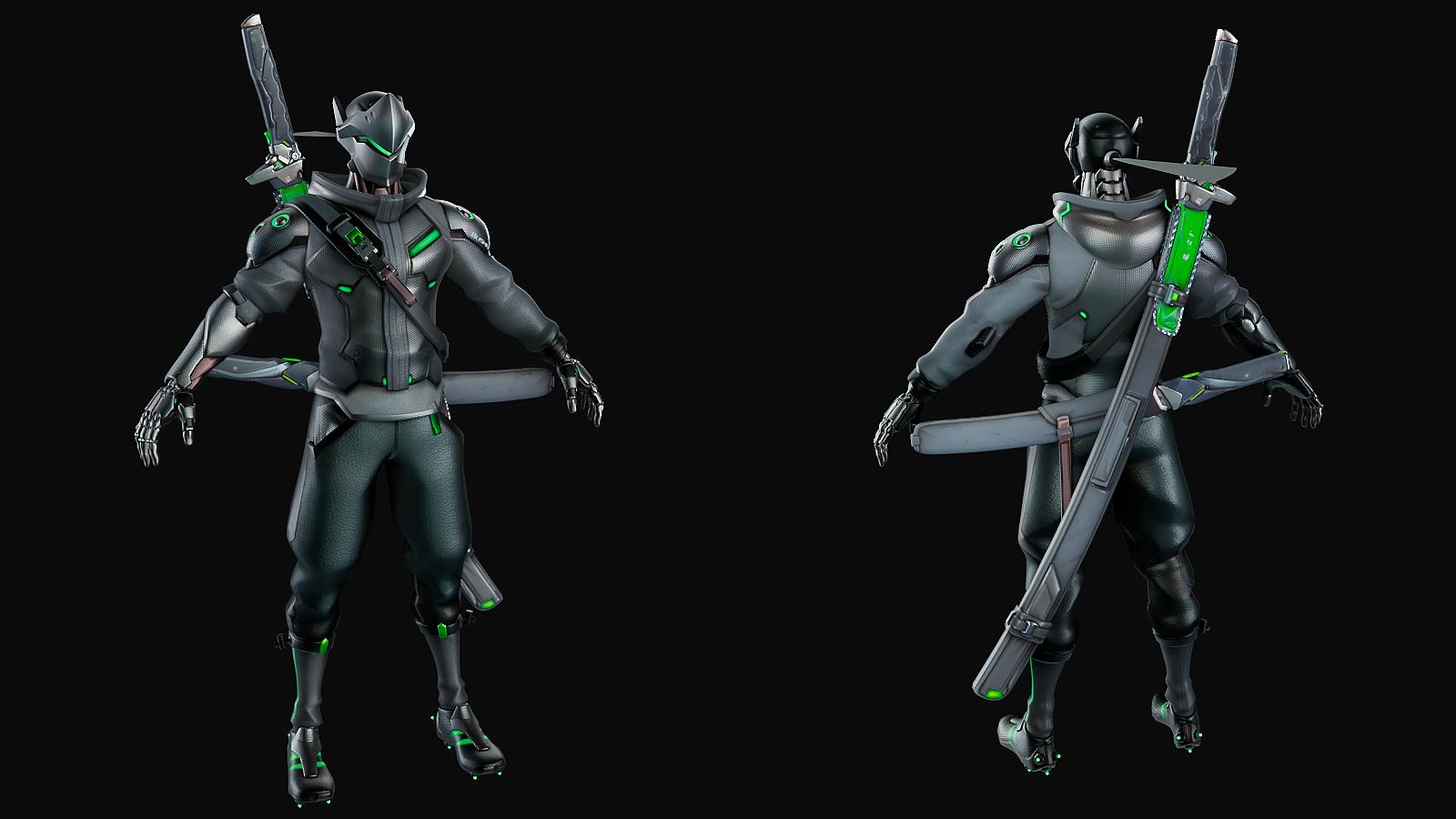 Genji Rig Overwatch Genji Deviantart And Overwatch Genji TS By BMG AntonioLee