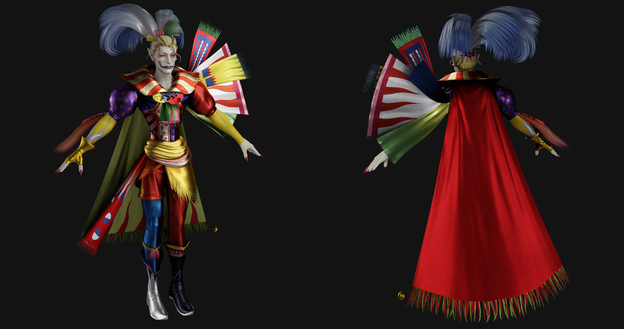 Dissidia NT - Kefka Palazzo by WhiteMageSunny on DeviantArt