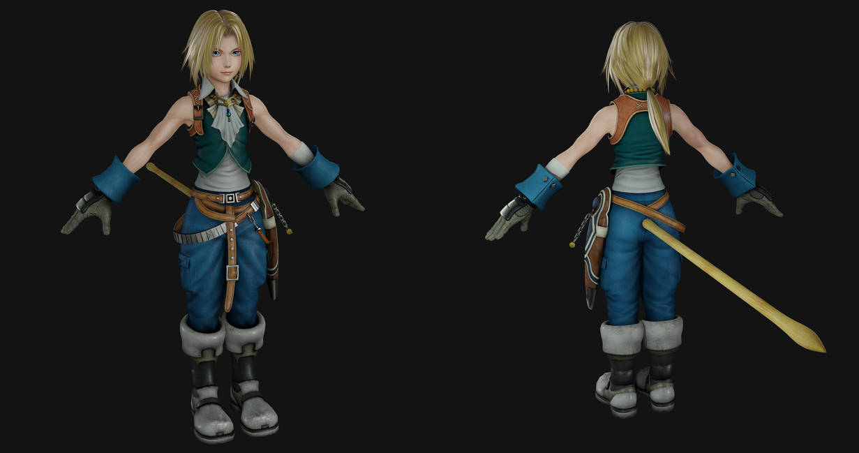 Dissidia NT - Zidane Tribal by WhiteMageSunny on DeviantArt